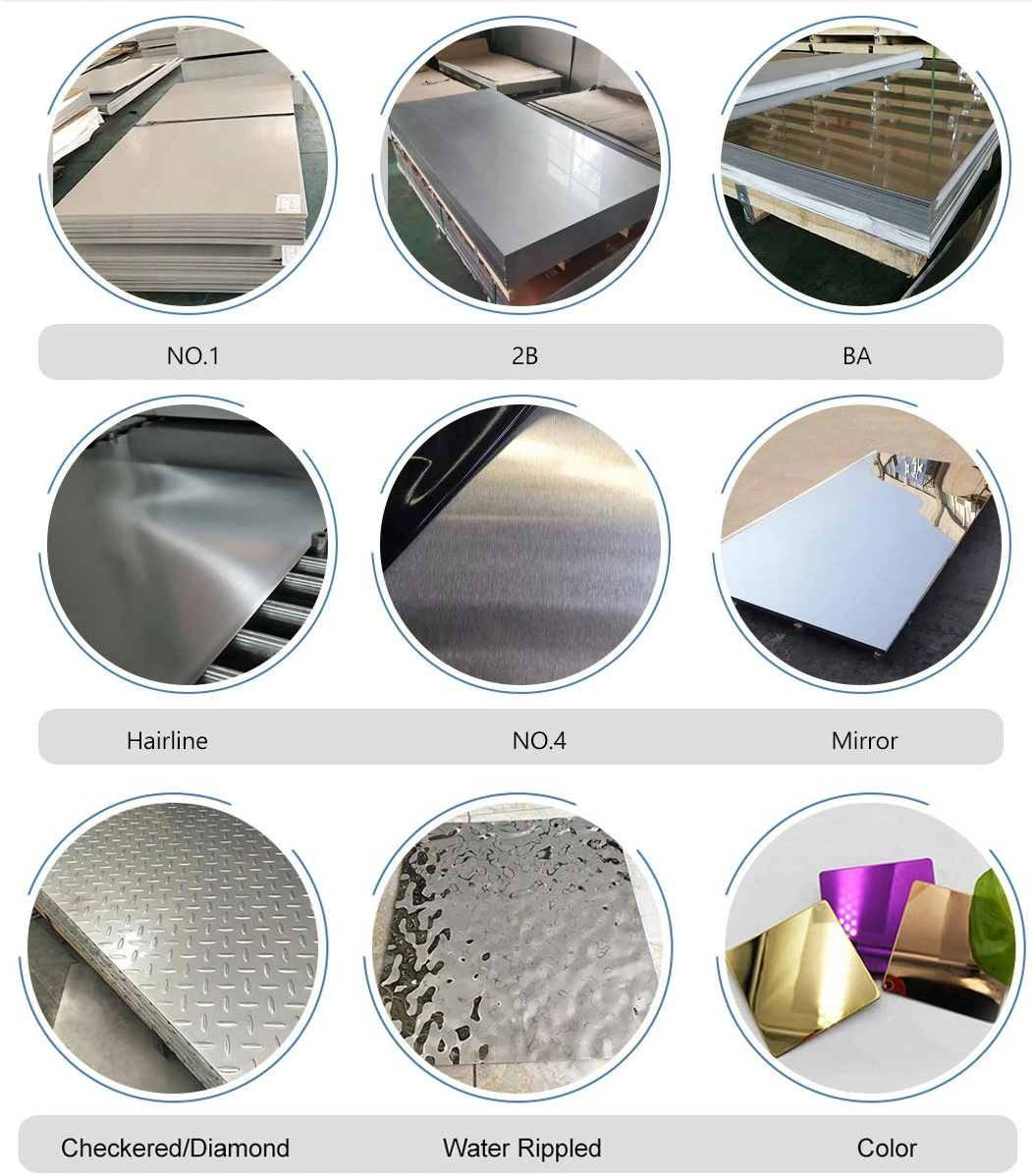 ASTM A240 304 316 321 310S 309S 430 Steel Sheet 1- 6mm Stainless Steel Plate / Ss Steel Sheet